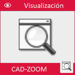 le permite revisar sus dibujos facilmente con un zoom en formato lupa dentro de AutoCAD.