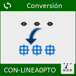 Convierte entidades de línea de longitud 0.0 en entidades de punto.