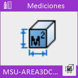 Calcula el area de entidades de 3DCARA/3DFACE. Rotula el área calculada dentro de cada entidad y además permite rotular el área total.