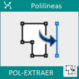 Extrae un tramo de polilínea sin necesidad de explotarla.