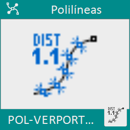 Añade a una polilínea nuevos vertices indicando la distancia entre vértices.
