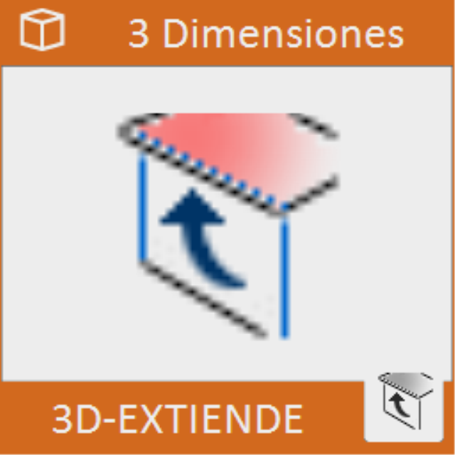 Extiende o proyecta una polilínea o 3DCARA hasta el encuentro con un plano.