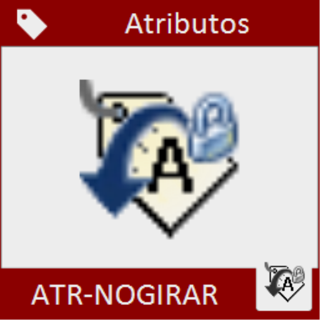 Mantiene la orientación original de los atributos del bloque aunque rotemos el bloque o hagamos una simetria con él.