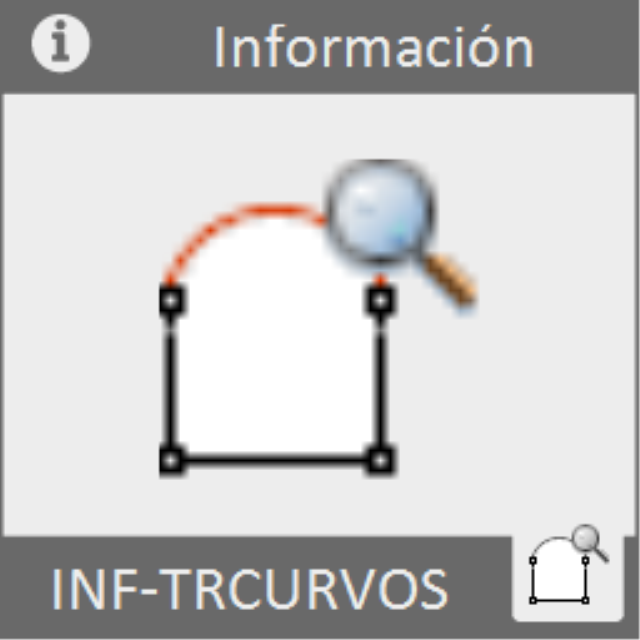 Resalta solo aquellas polilíneas que tengan al menos un tramo curvo.