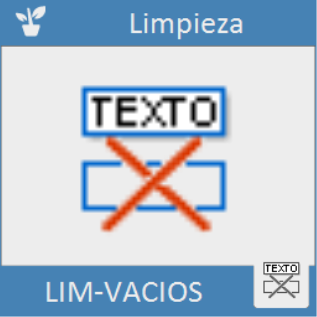 Elimina del dibujo actual todas las entidades de texto cuyo valor este vacio.