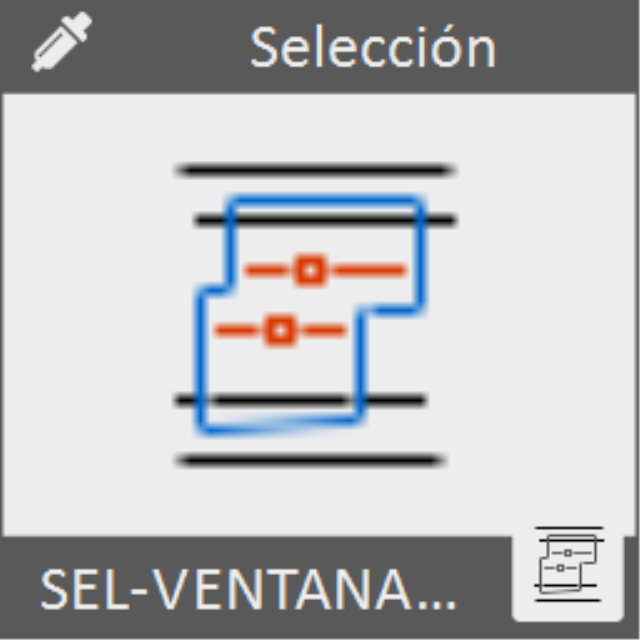 Permite seleccionar todas las entidades contenidas dentro de una polilínea o un circulo.