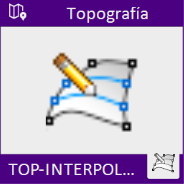 Permite interpolar 2 curvas de nivel generando entre ellas un número de curvas indicado por el propio usuario. También permite aligerar las curvas resultantes eliminando vértices intermedios innecesarios.
