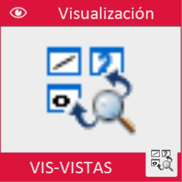 Recorre todas las vistas del dibujo guardadas pudiendo dejar como actual una de las vistas.