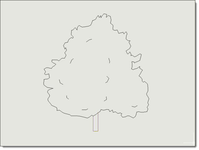 Crea un recuadro que engloba perfectamente cualquier entidad seleccionada en el dibujo.