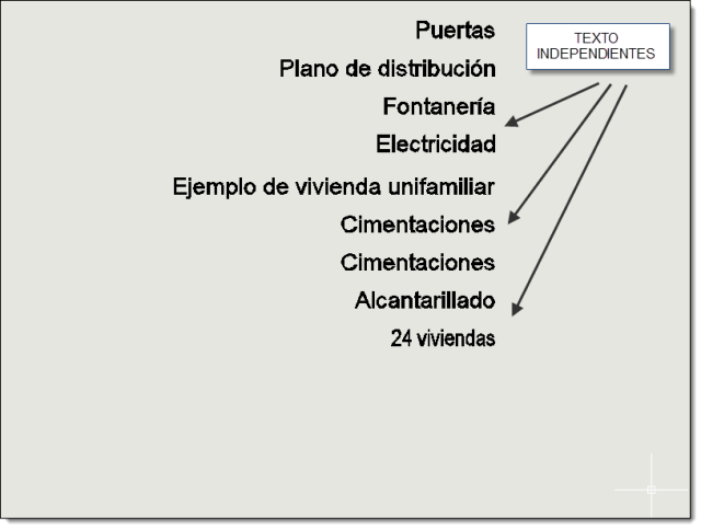 Permite continuar escribiendo texto en un párrafo de texto realizado con el comando DTEXT.