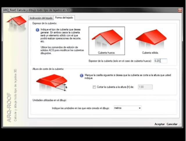 Cubiertas en 3D.