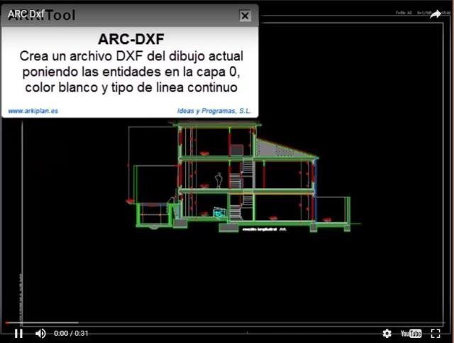 Crear un archivo DXF del dibujo actual poniendo todas las entidades en la capa 0, color blanco y tipo de línea continuo